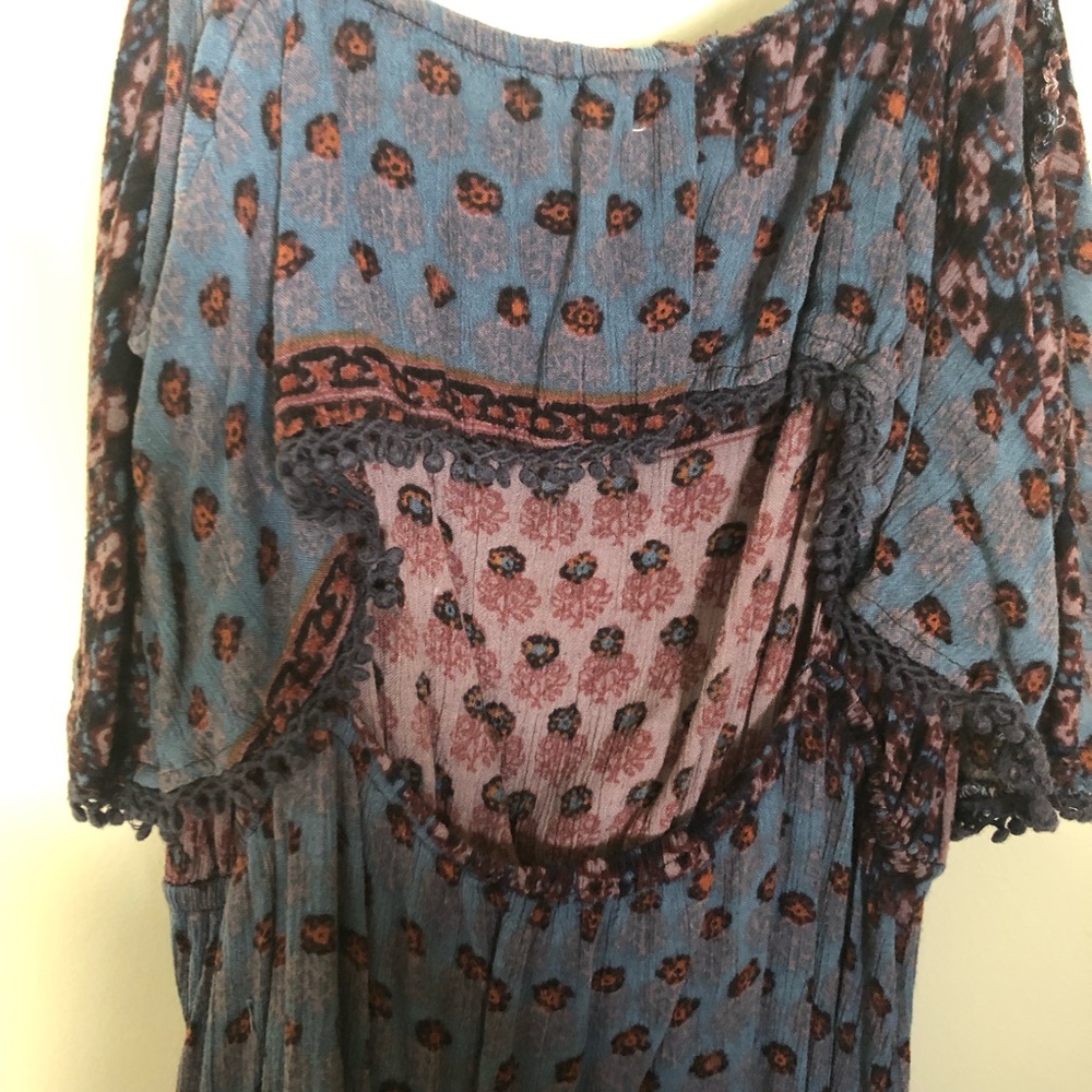 Backless Patterned Maxi - Picture 4 of 5